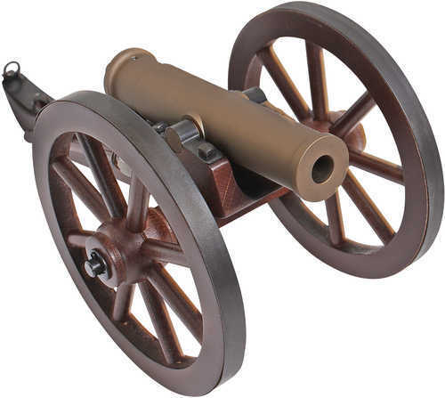 Traditions Mountain Howitzer Black Powder Cannon Kit .50 Cal 6.75" Barrel Wooden Carriage 6" Wheels Steel